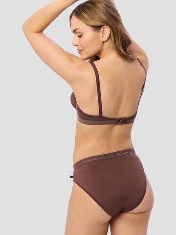 BeeDees T-shirt Bra 'Bügel-BH Microfun W mit Bügel' in Brown