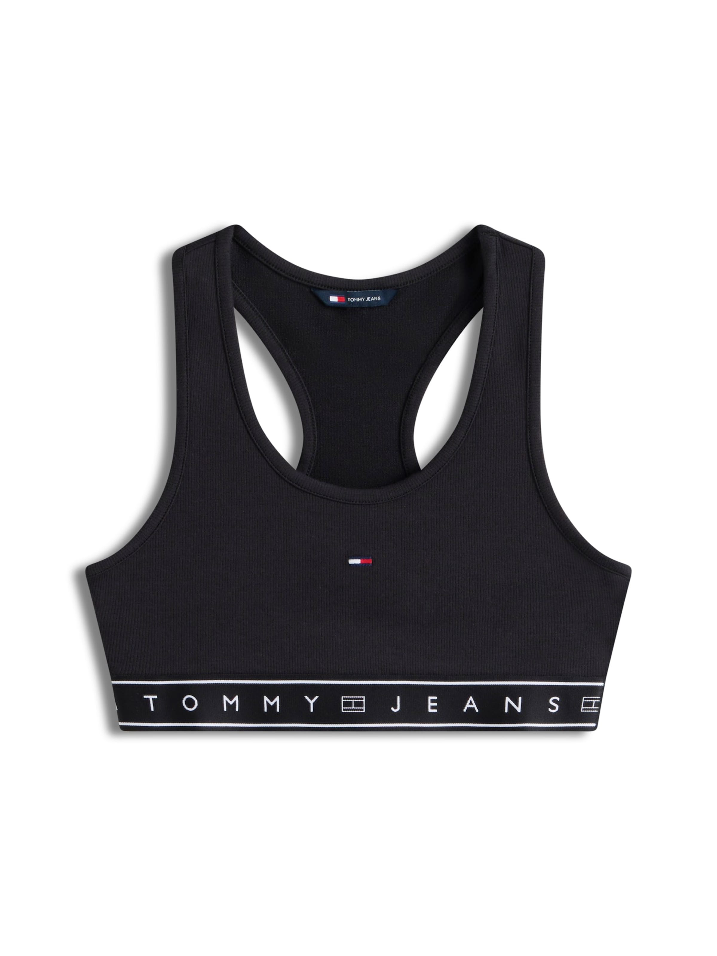 Tommy Jeans Top - Čierna: predná strana