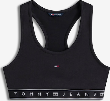 Tommy JeansTop - crna boja: prednji dio