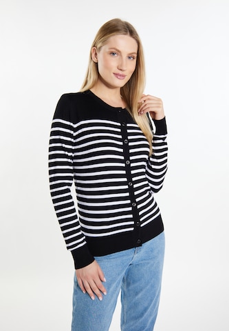 Cardigan DreiMaster Maritim en noir : devant