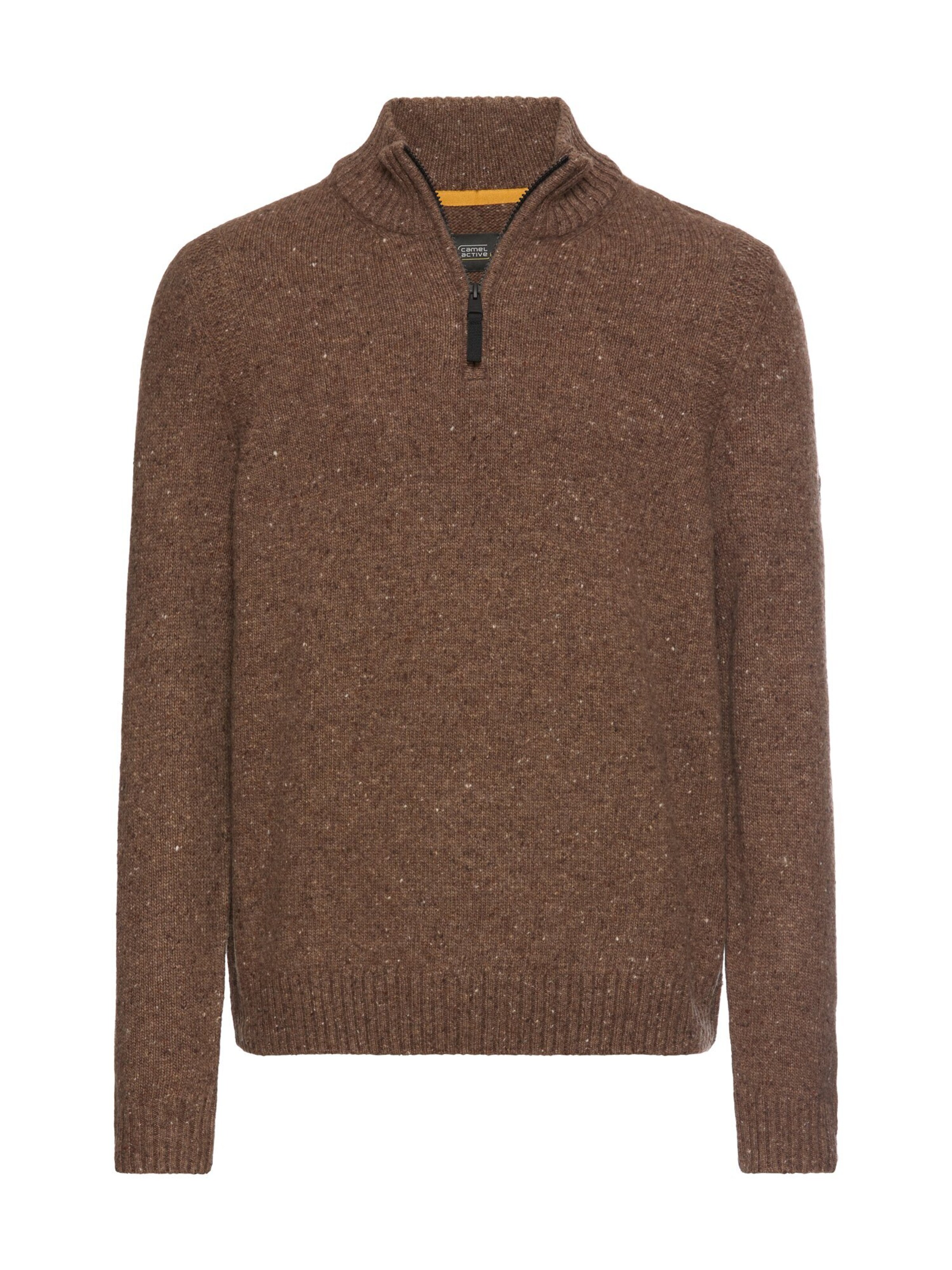 CAMEL ACTIVE Sweater in Brown: front