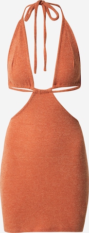 MYLAVIE - Vestido en naranja: frente