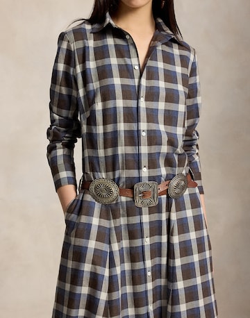 Rochie tip bluză de la Polo Ralph Lauren pe albastru