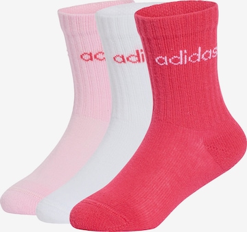 Chaussettes de sport 'Linear' ADIDAS PERFORMANCE en rose : devant