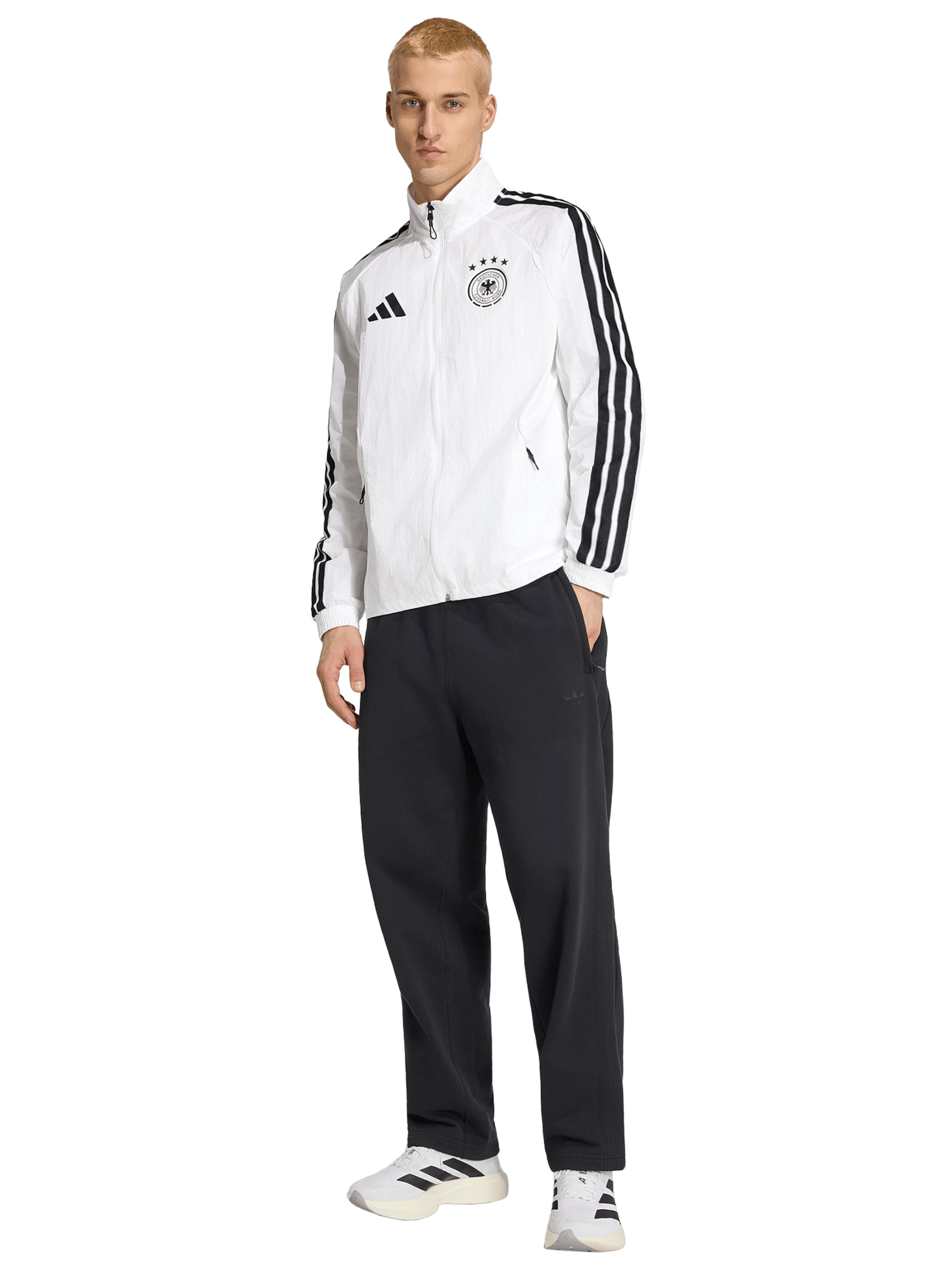 ADIDAS PERFORMANCE Athletic Jacket in White