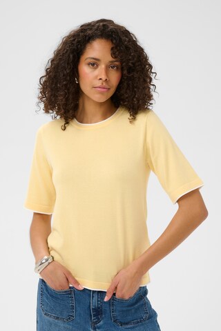 Kaffe Sweter 'KAlizza' w kolorze żółty: przód