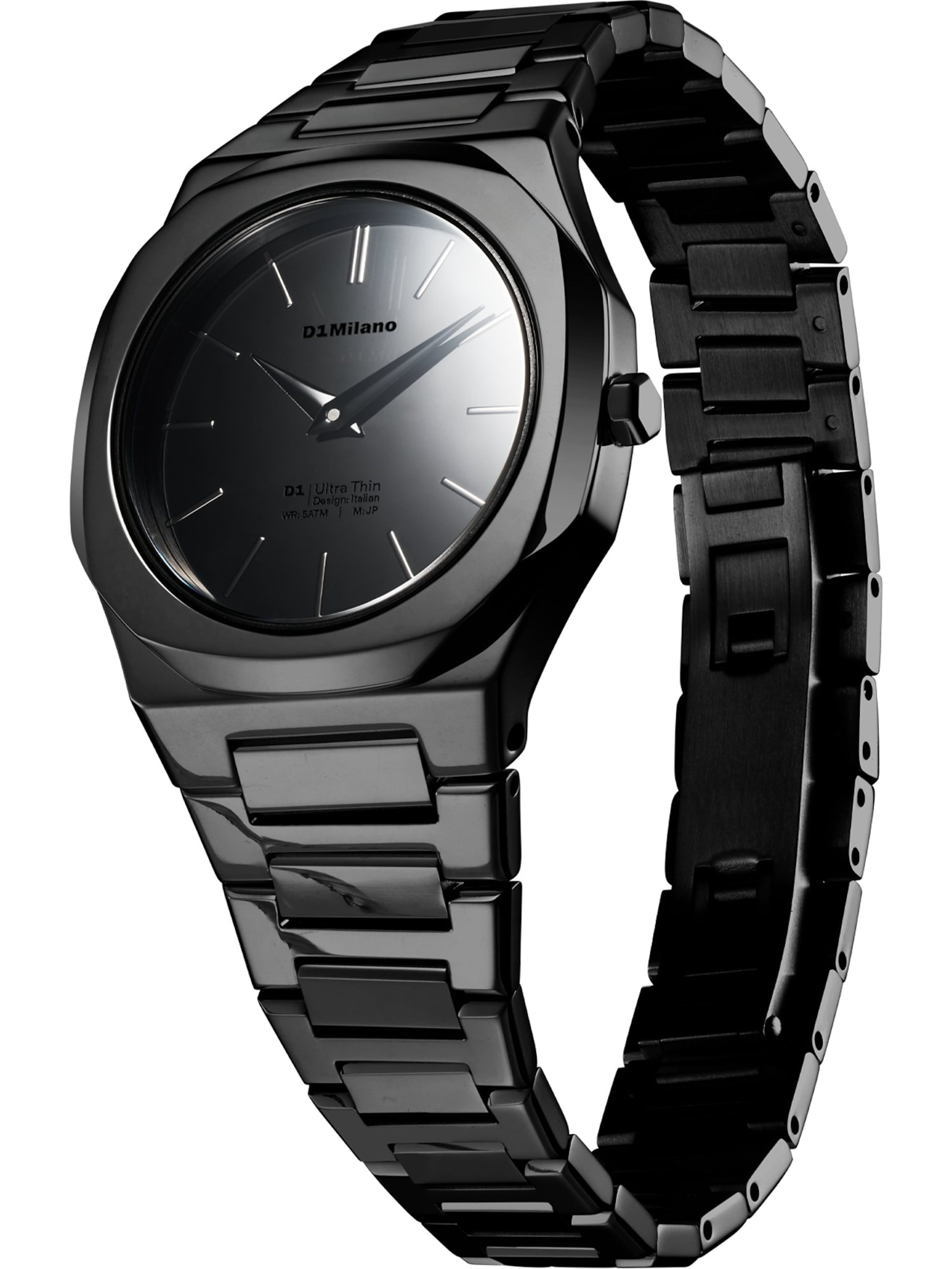 D1 Milano Analog Watch in Black
