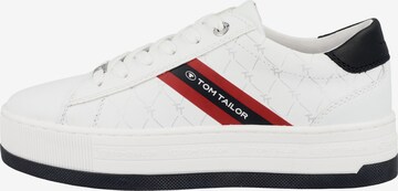 TOM TAILOR Sneaker in Weiß