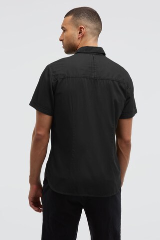 CMPD Slim fit Button Up Shirt in Black