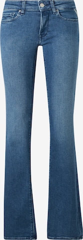 Evazați Jeans de la REPLAY pe albastru: față