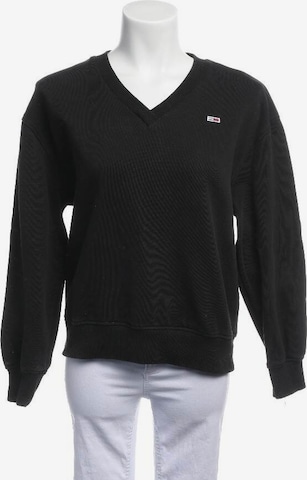 Tommy Jeans Sweatshirt & Zip-Up Hoodie in XL in Black: front