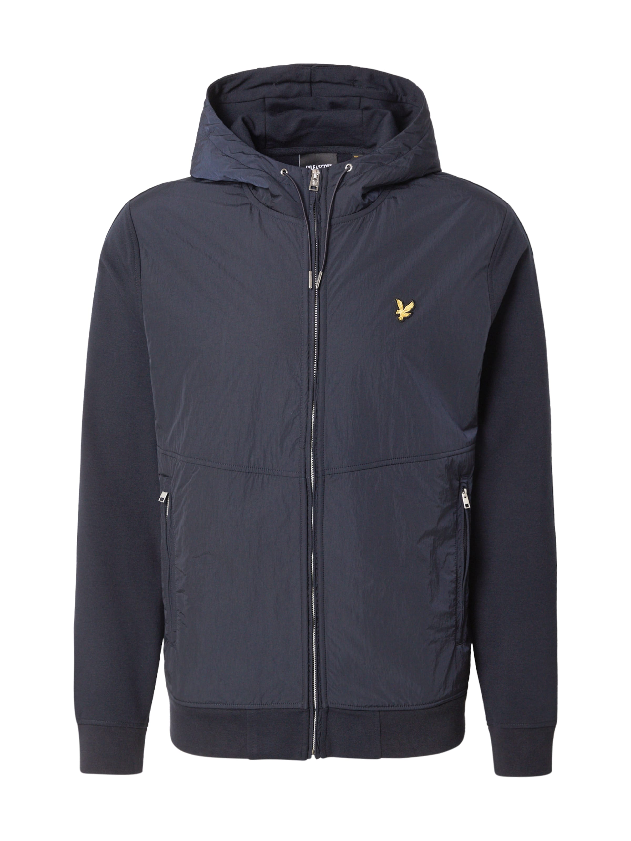 Lyle & Scott Sweatjacke in Blau: Vorderseite