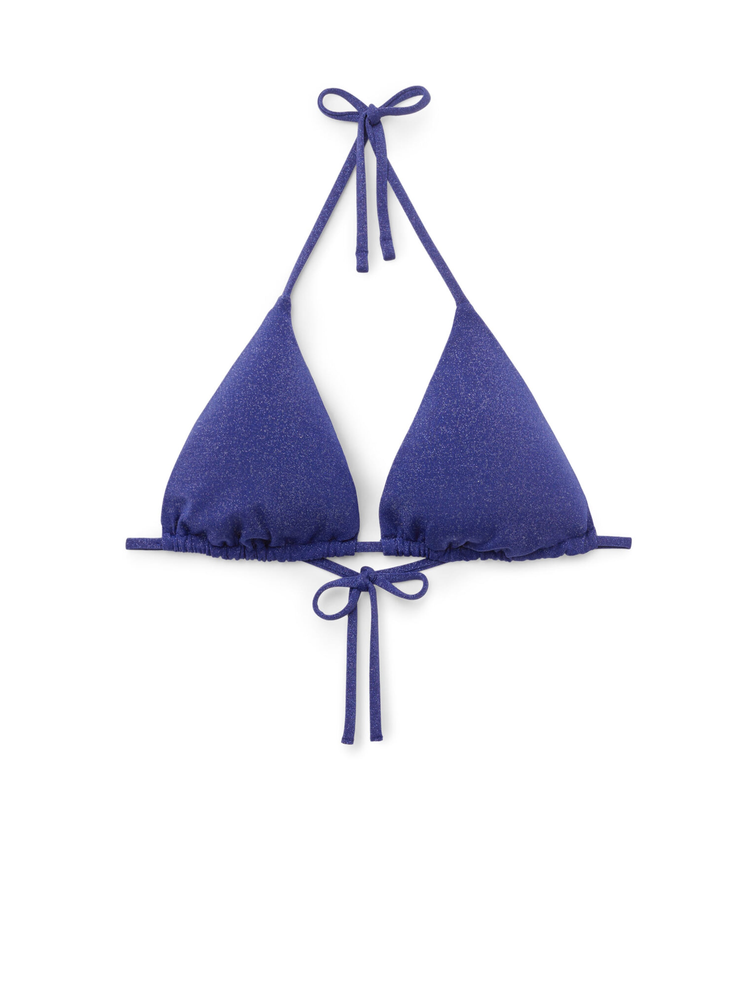Tezenis Triangle Bikini Top 'Glimmer Diva' in Blue: front