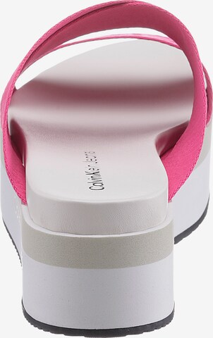 Calvin Klein Jeans Pantolette in Pink