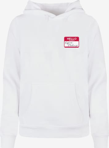 ABSOLUTE CULT Sweatshirt 'Friends - Regina Phalange Tag' in Wit: voorkant