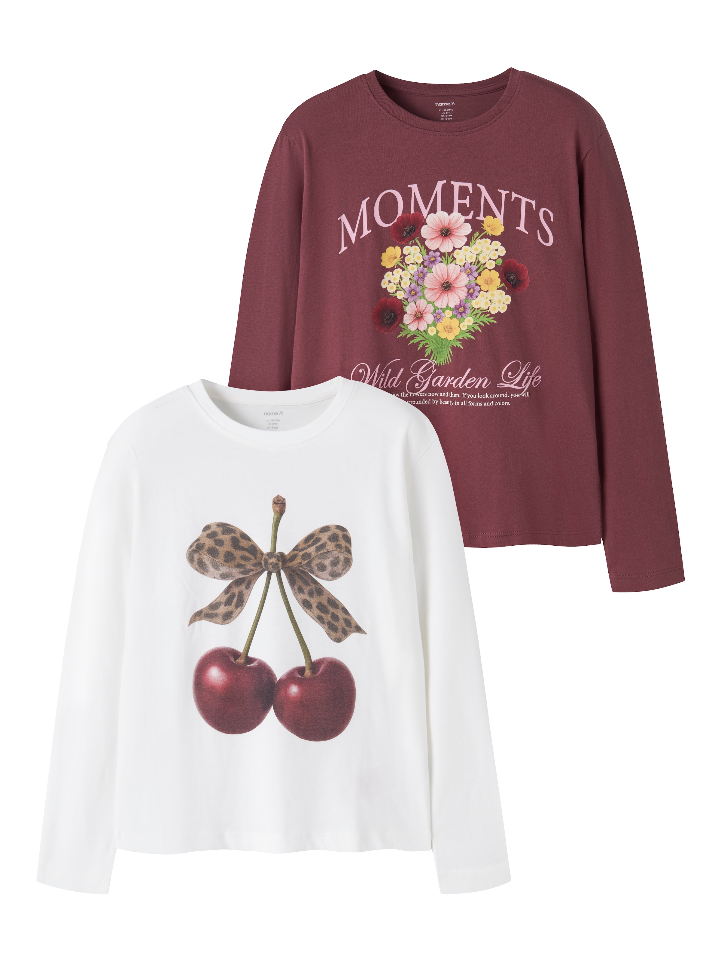 NAME IT Shirt 'NKFVOTEA' in Red: front