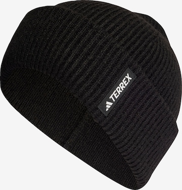 ADIDAS TERREX - Gorro deportivo en negro: frente