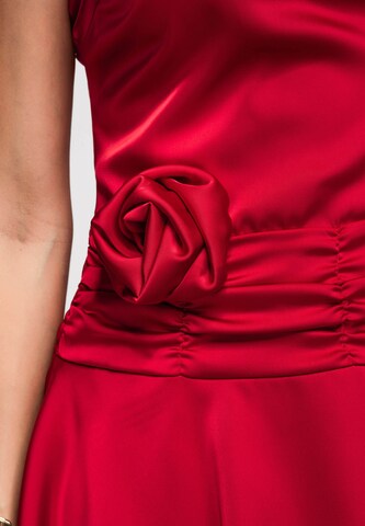 Ombre Cocktailjurk in Rood