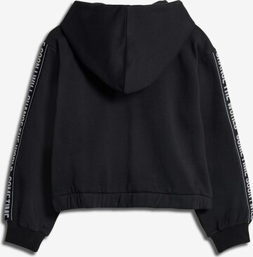 SOMETIME SOON Zip-Up Hoodie in Black