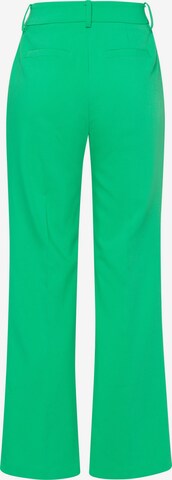 zero Slim fit Pleated Pants in Green