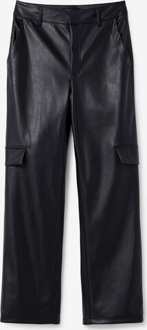 Desigual Regular Trousers in Black: front