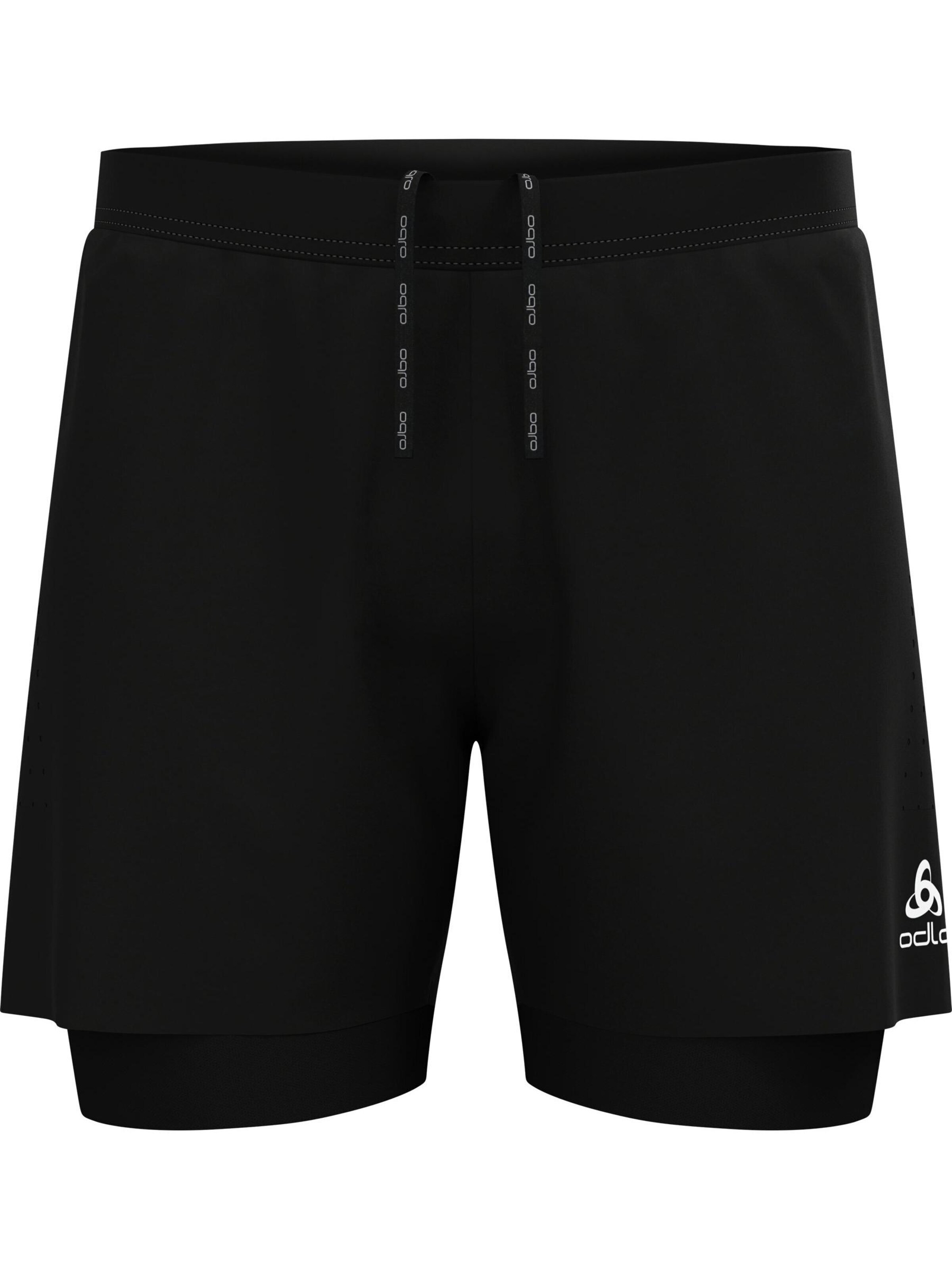 ODLO Workout Pants 'ZEROWEIGHT 5 INCH' in S/Regular in Black, Item view