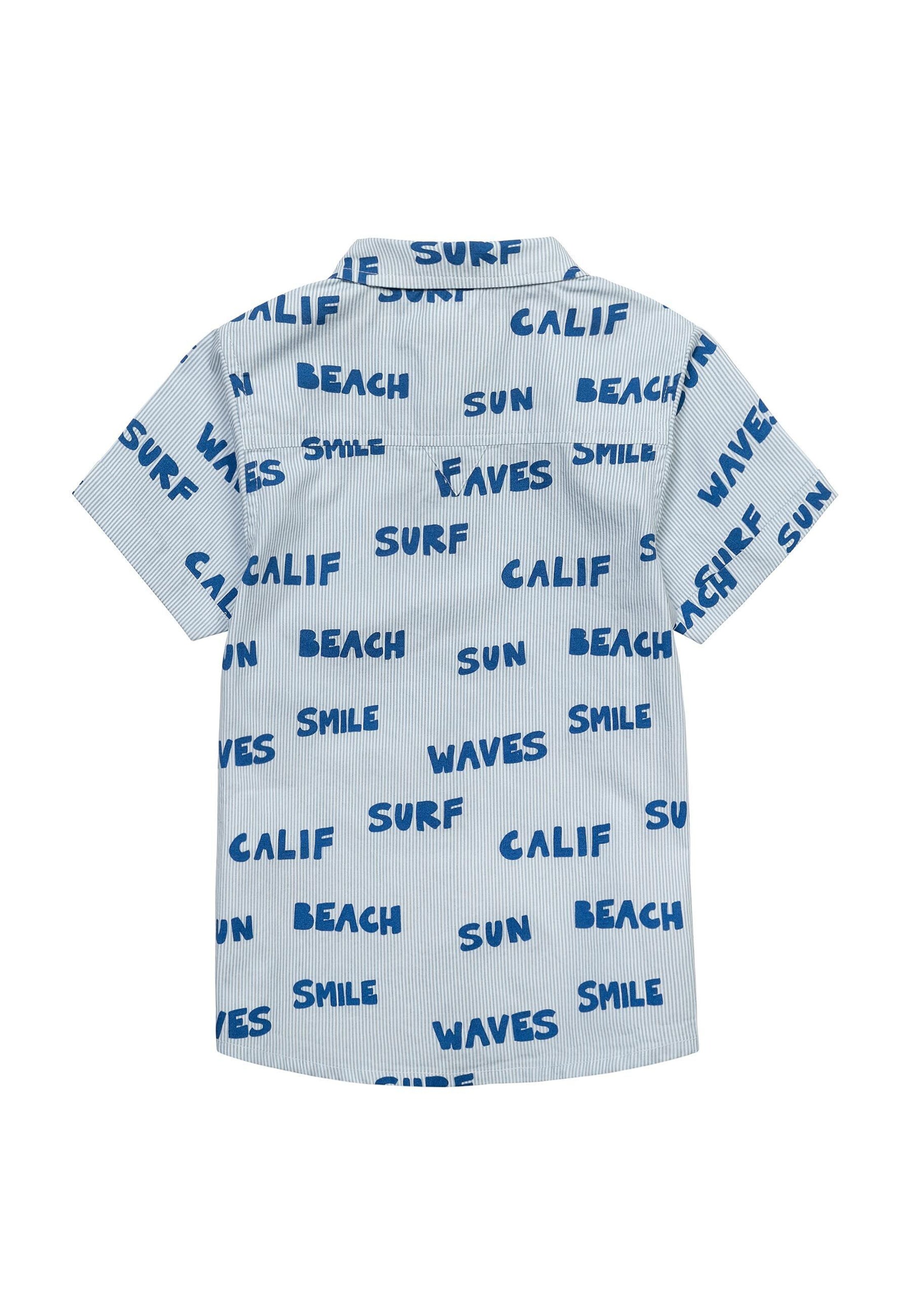 MINOTI Regular Fit Hemd in Blau