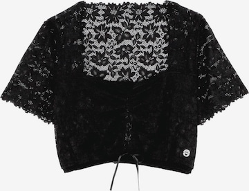 Blouse folklorique 'Bahamas' SPIETH & WENSKY en noir : devant