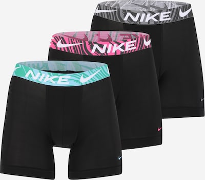 NIKE Sportunterhose in hellblau / grau / pink / schwarz, Produktansicht