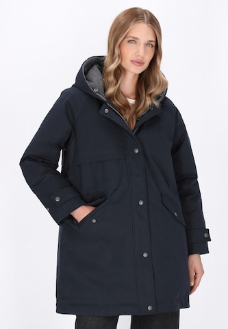 DreiMaster Vintage Tussenparka 'Vintage' in Blauw: voorkant