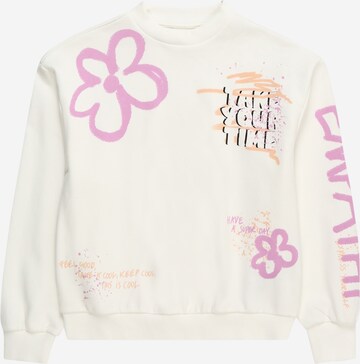 s.Oliver Sweatshirt in Wit: voorkant