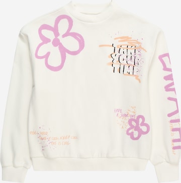 s.Oliver Sweatshirt in Wit: voorkant