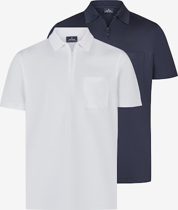 Ragman Shirt 'Basic' in Blue: front