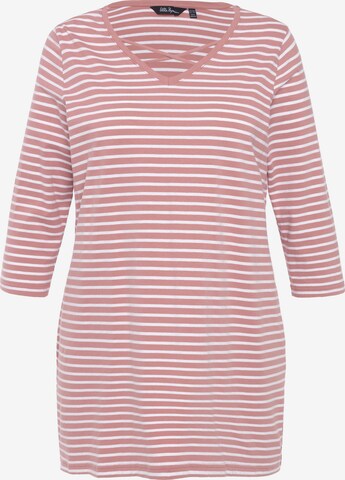 Ulla Popken Shirt in Roze: voorkant