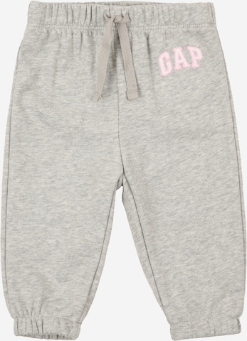 GAP Tapered Trousers in Grey: front