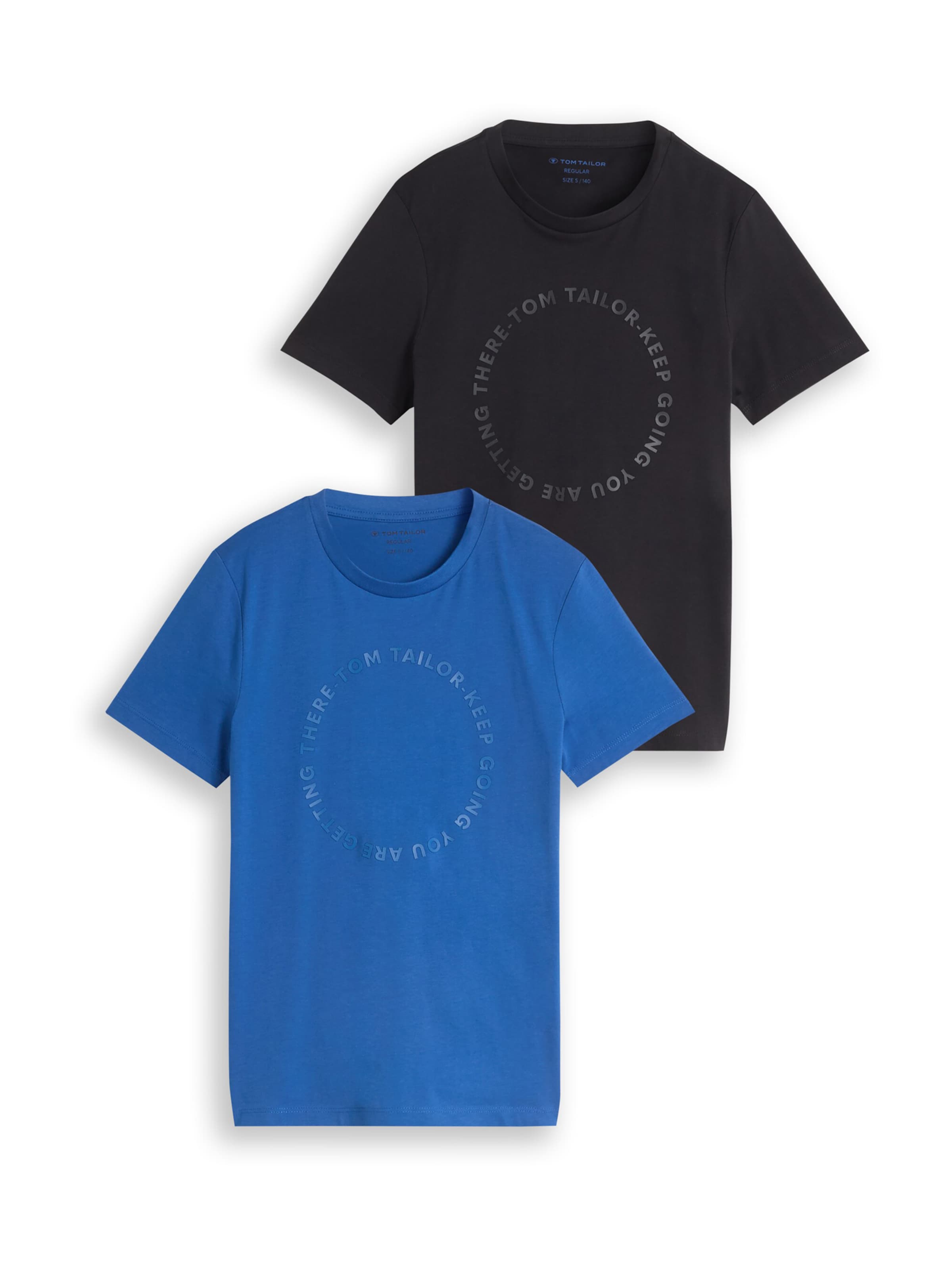 TOM TAILOR - Camiseta en azul: frente