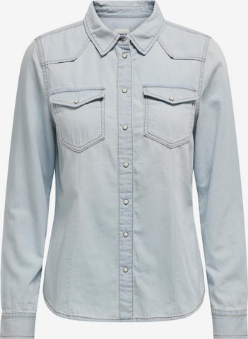 ONLY Блузка 'ONLALEXA' в Синий: спереди