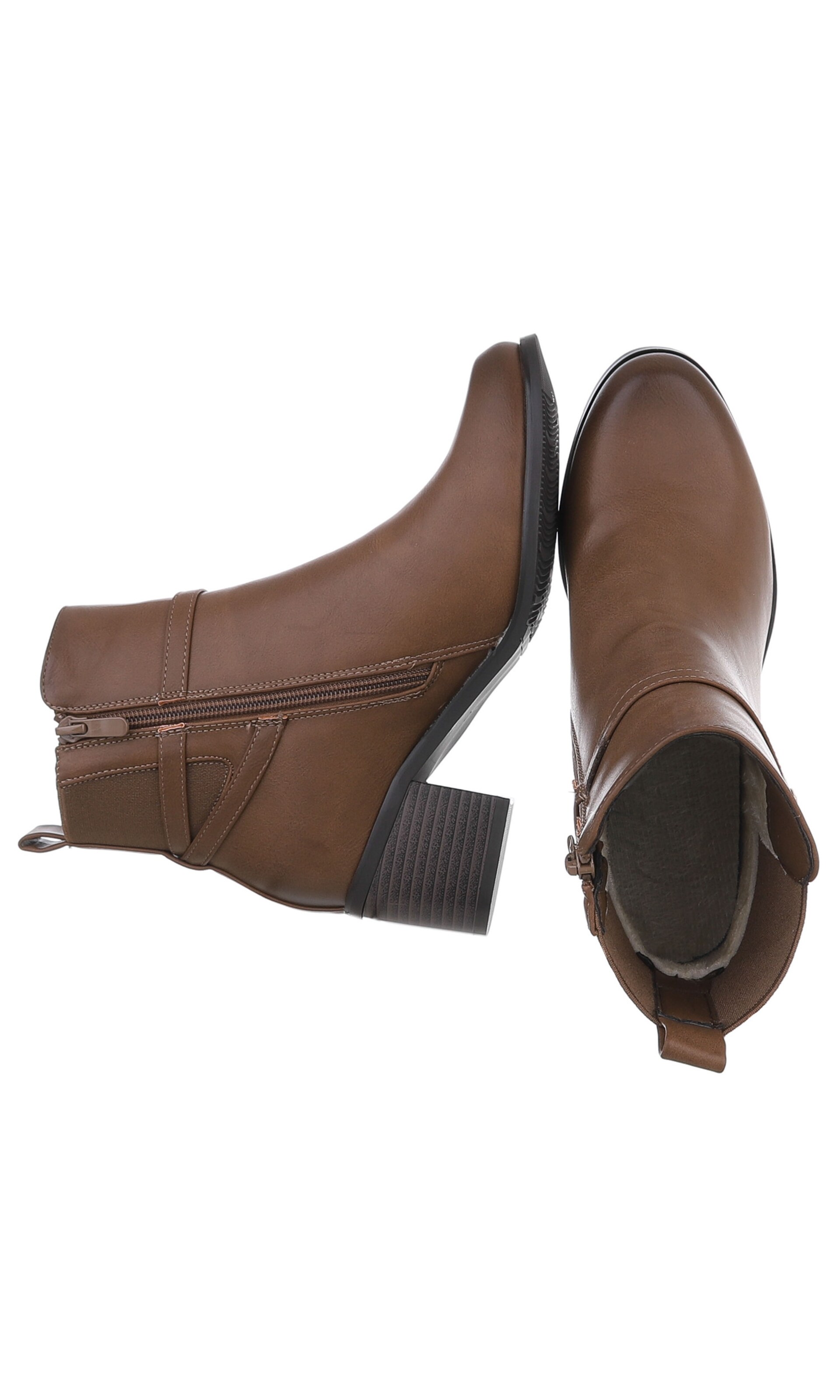 Ital-Design Stiefelette in Braun