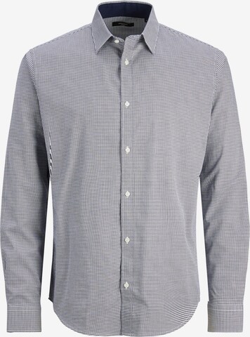 JACK & JONES Button Up Shirt 'Belfast' in Blue: front