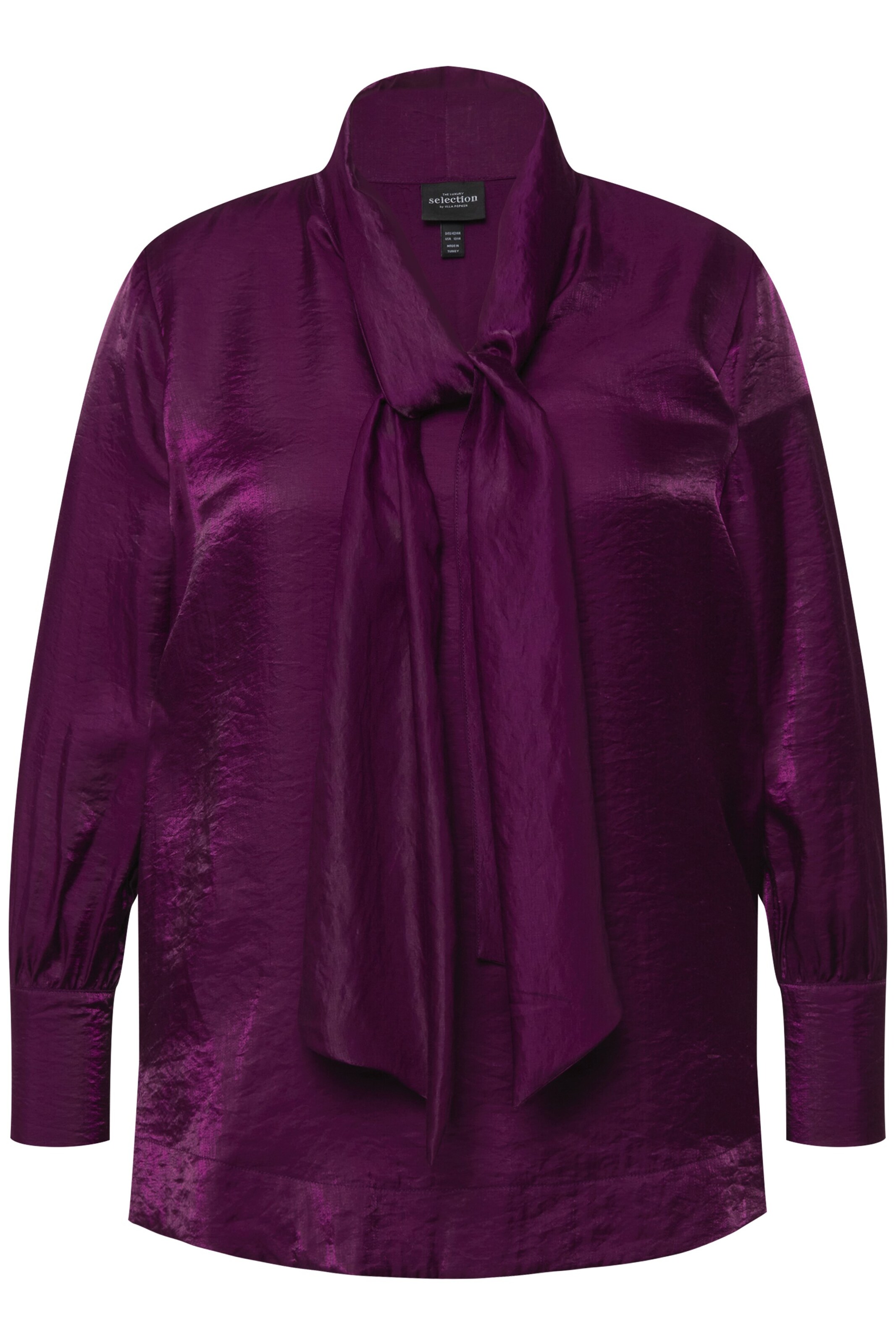 Ulla Popken Blouse in Lila: voorkant