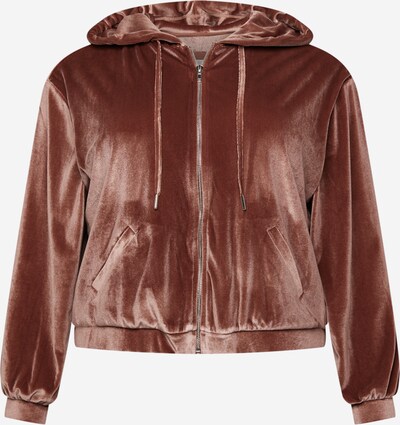 Guido Maria Kretschmer Curvy Collection Sweatjacke 'Meike' in bronze, Produktansicht