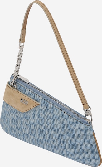 GCDS Ročna torbica 'COMMA NOTTE' | modra / svetlo modra / rjava barva, Prikaz izdelka