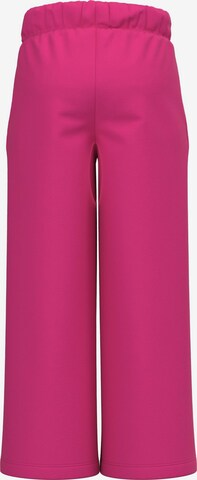 NAME ITWide Leg/ Široke nogavice Hlače 'Vanita' - roza boja