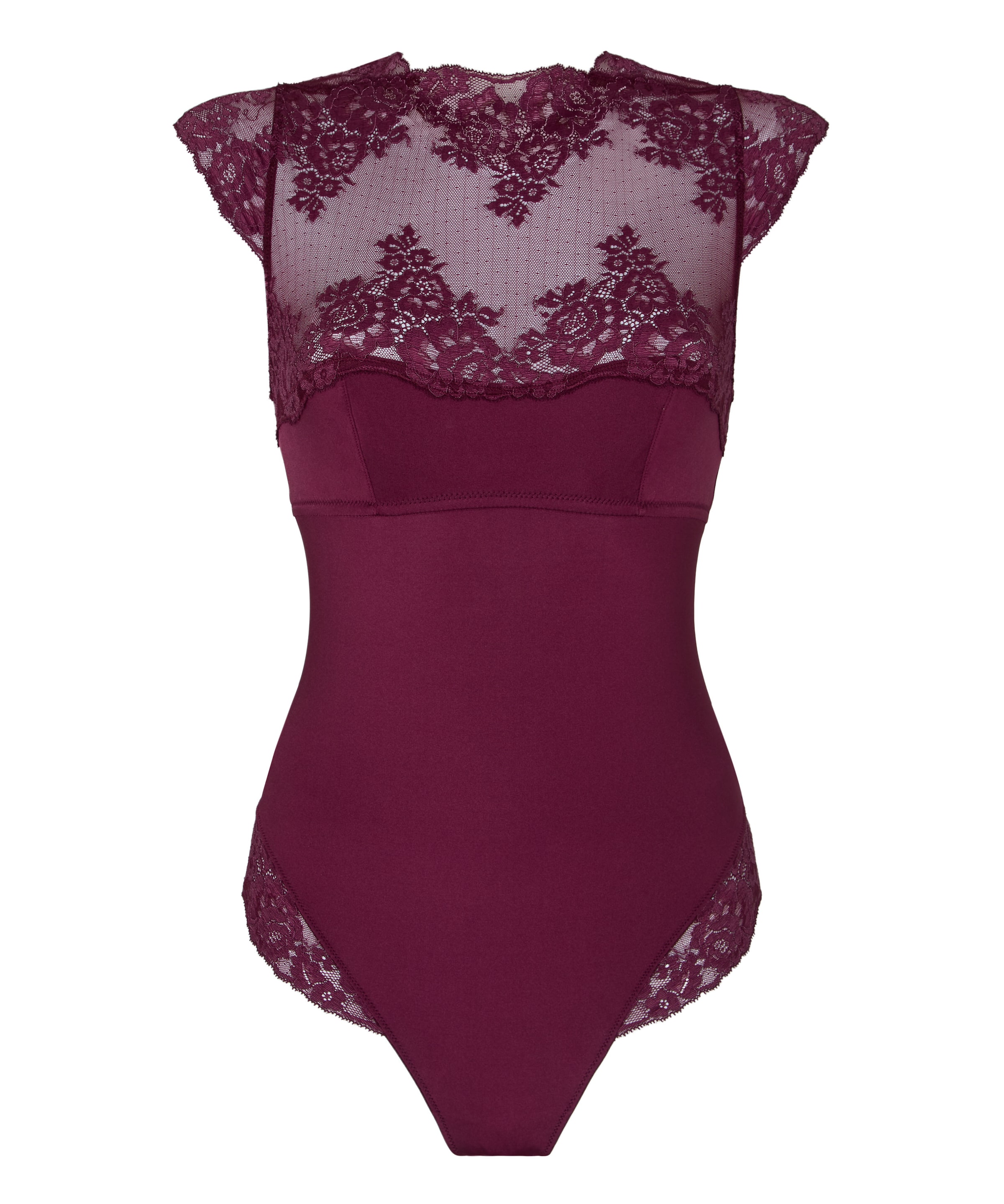 Hunkemöller Body 'Rosie' in Lila: voorkant