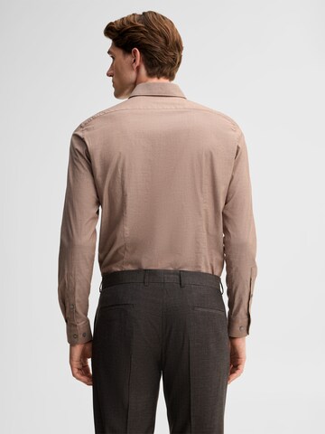 STRELLSON Slim fit Business shirt in Beige