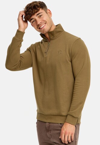 INDICODE JEANS Sweatshirt 'Brandt' in Green