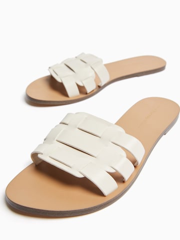 Bershka Mules in White