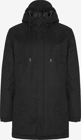 Fat Moose Between-Season Jacket 'Sailor Long' in Black: front