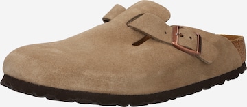 Clogs 'Boston' di BIRKENSTOCK in grigio: frontale