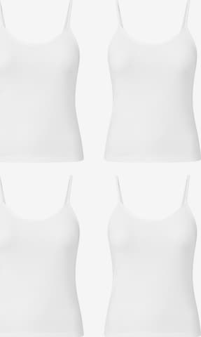 Maillot de corps 'Everyday-Spaghetti-Set' fashionshowcase en blanc : devant
